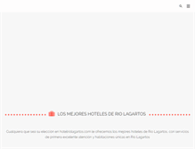 Tablet Screenshot of hotelriolagartos.com